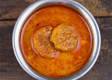 Gatte ki Sabzi from Rajasthan